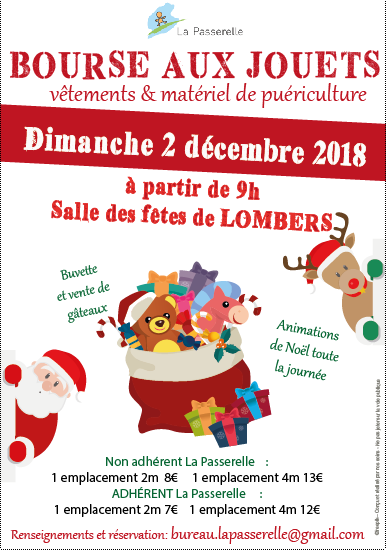 Bourse aux jouets de Lombers 2018